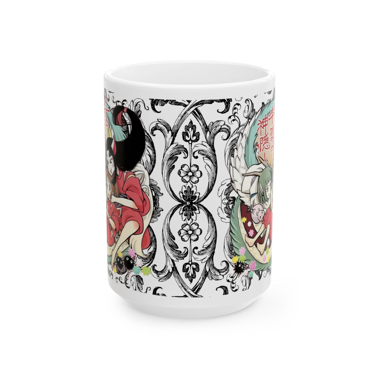 Spirited Away Cool Anime Mug – Studio Ghibli Ceramic Coffee Cup – 11oz & 15oz Gift for Anime Fans