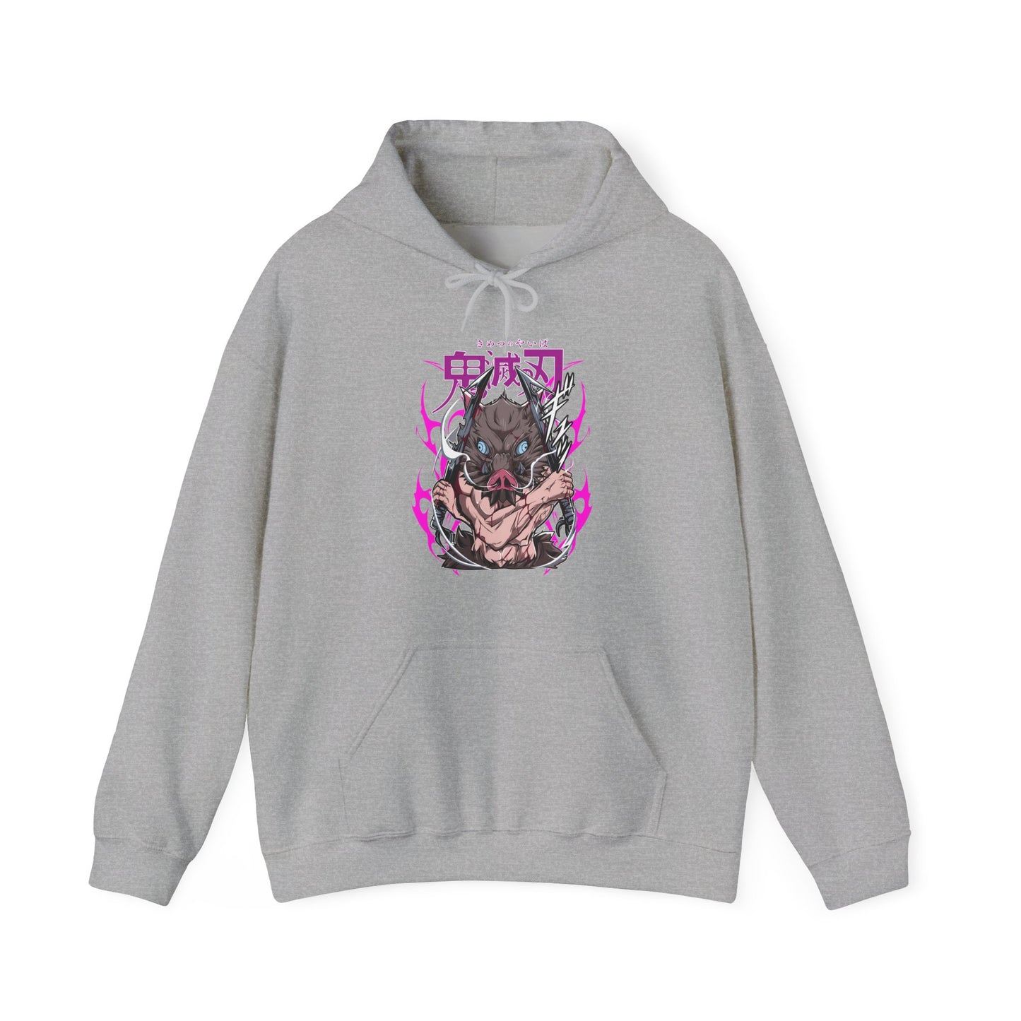 Inosuke Hashibira Demon Slayer Hoodie – 100% Cotton Anime Hoodie for Boar Head Fans