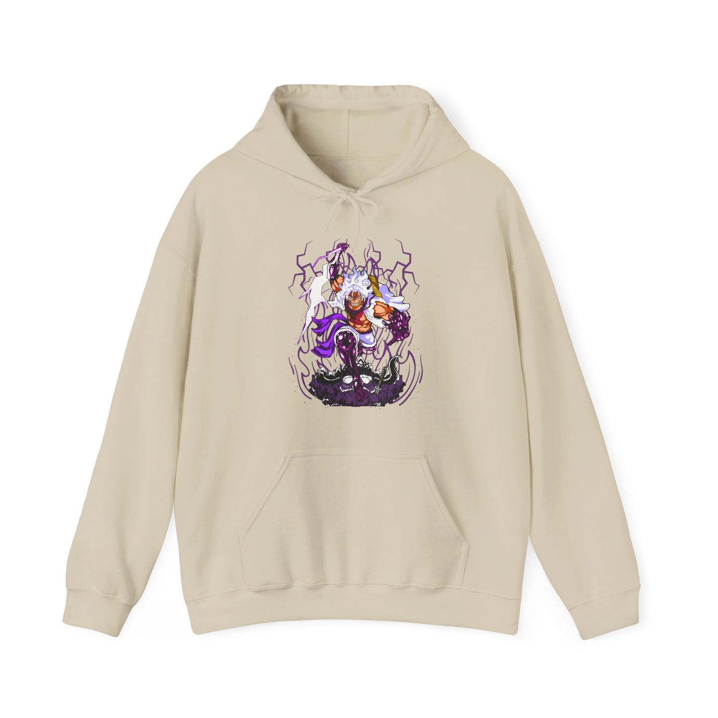 Luffy Gear 5 One Piece Hoodie – 100% Cotton Anime Hoodie for Straw Hat Fans