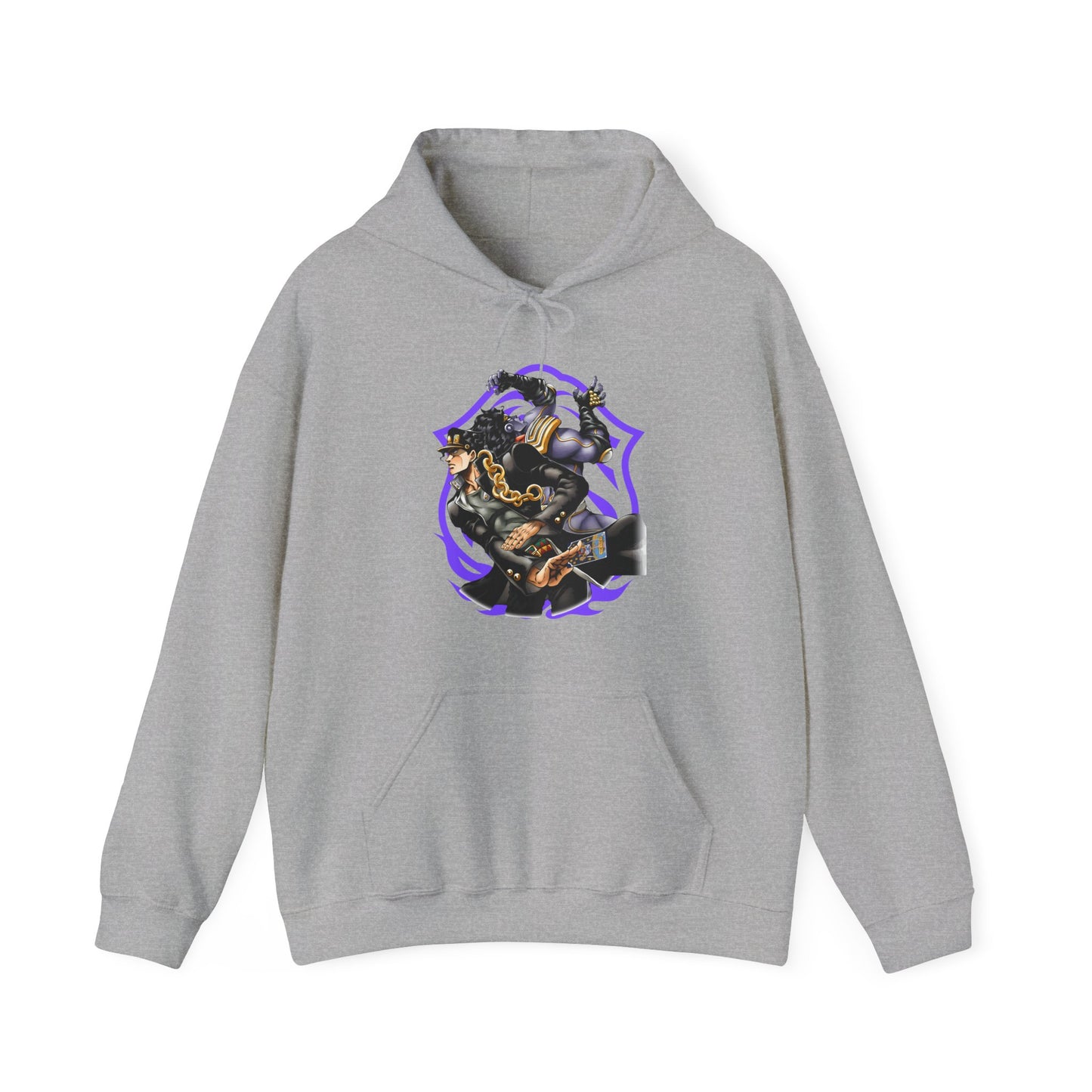 Jotaro Kujo Hoodie – 100% Cotton JoJo’s Bizarre Adventure Anime Sweatshirt