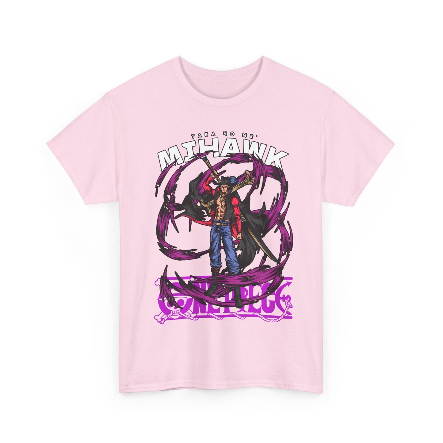 Dracule Mihawk One Piece T-Shirt – 100% Cotton Anime Tee for Warlord Fans