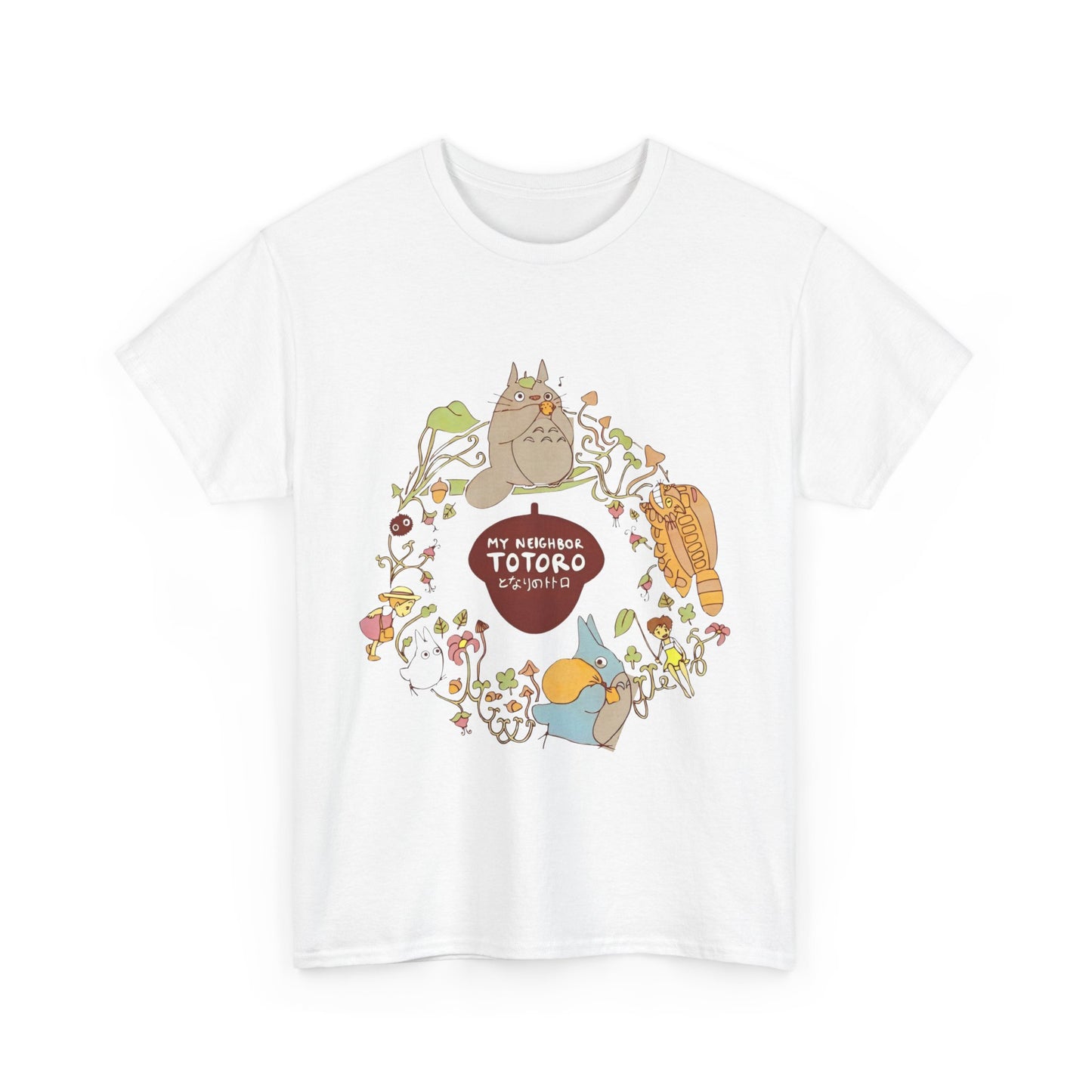My Neighbor Totoro T-Shirt – 100% Cotton Studio Ghibli Anime Tee for Fans