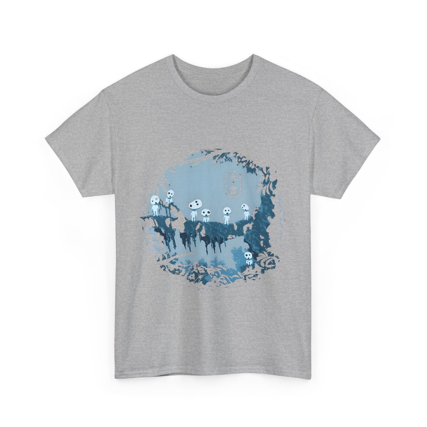 Kodama Tree Forest T-Shirt – 100% Cotton Studio Ghibli Inspired Tee from Princess Mononoke