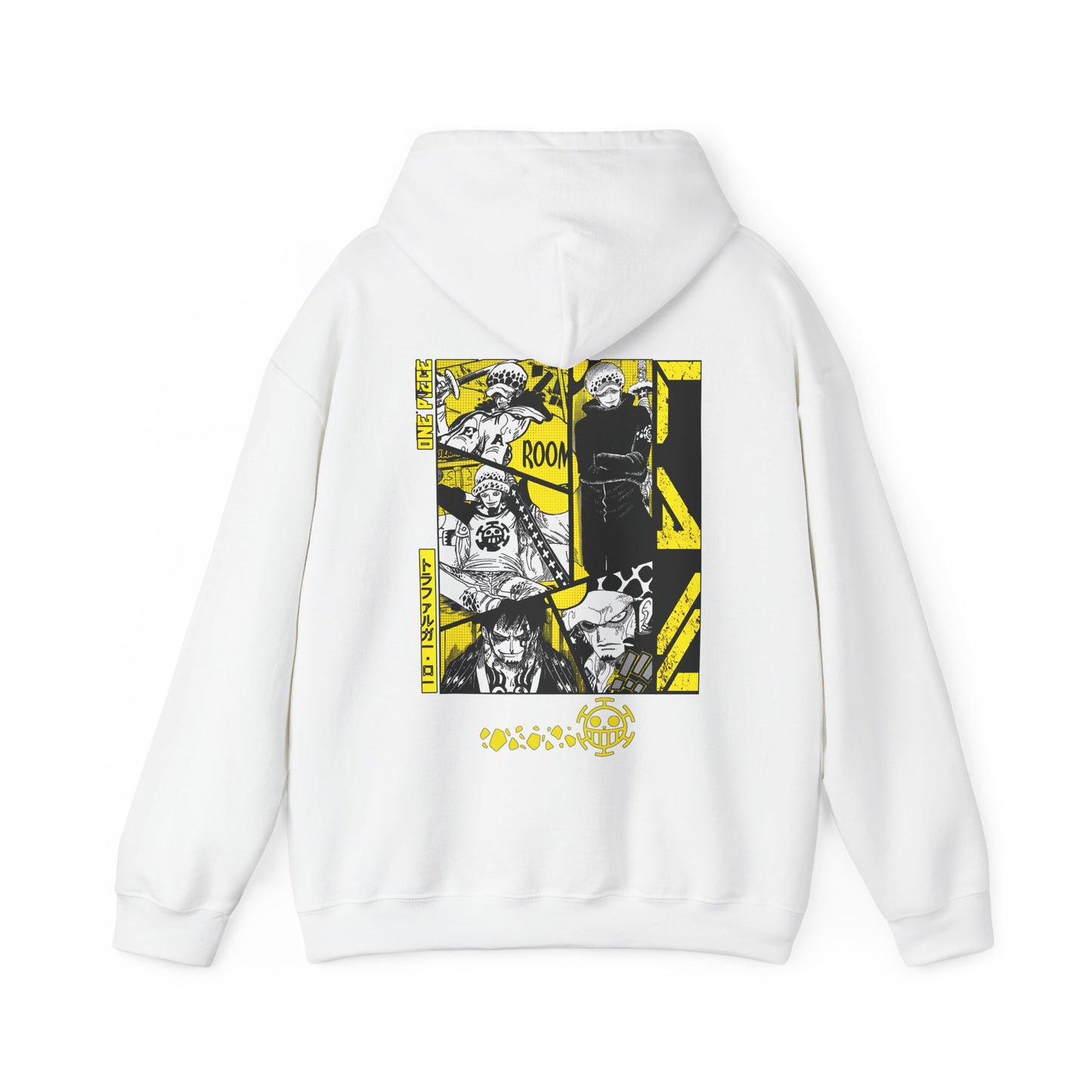 Trafalgar Law One Piece Hoodie with Back Print – 100% Cotton Anime Hoodie