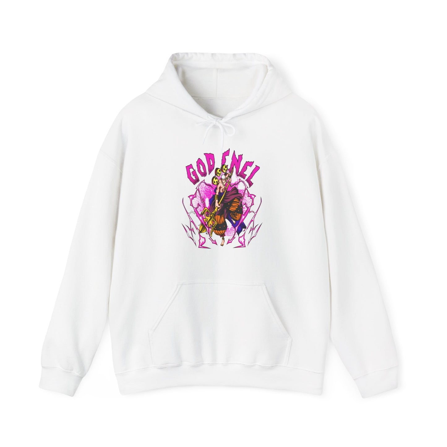 God Enel One Piece Hoodie – 100% Cotton Anime Hoodie Featuring Skypiea’s Thunder God
