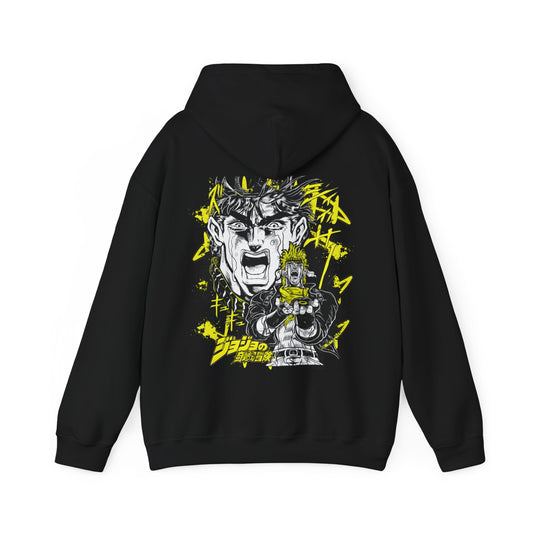 Joestar Back Print Hoodie – 100% Cotton JoJo’s Bizarre Adventure Anime Streetwear