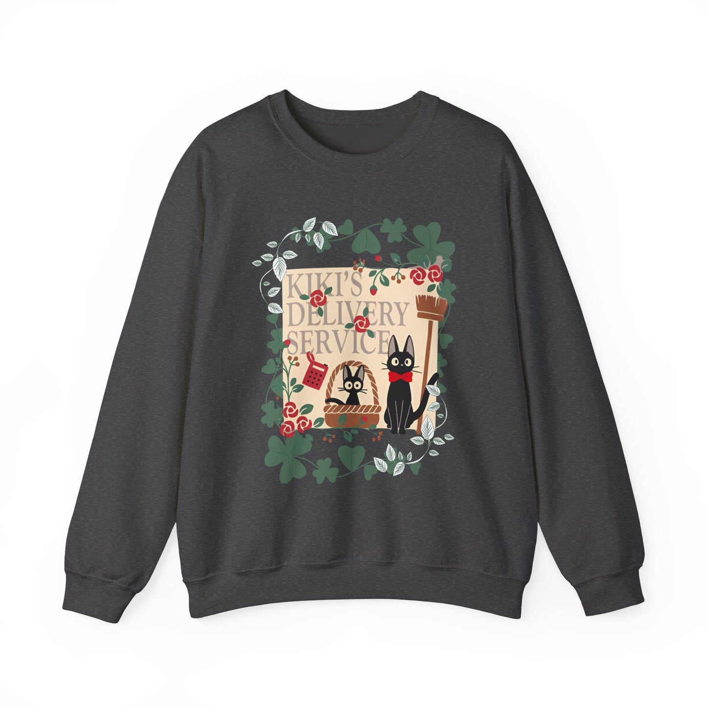Kiki’s Delivery Service Sweatshirt – 100% Cotton Studio Ghibli Pullover for Anime Fans
