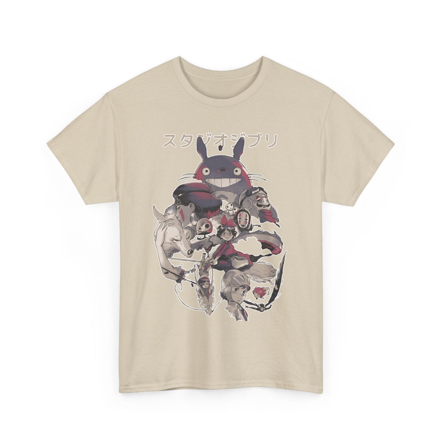 Totoro Ghibli Miyazaki T-Shirt – 100% Cotton Anime Tee for Fans