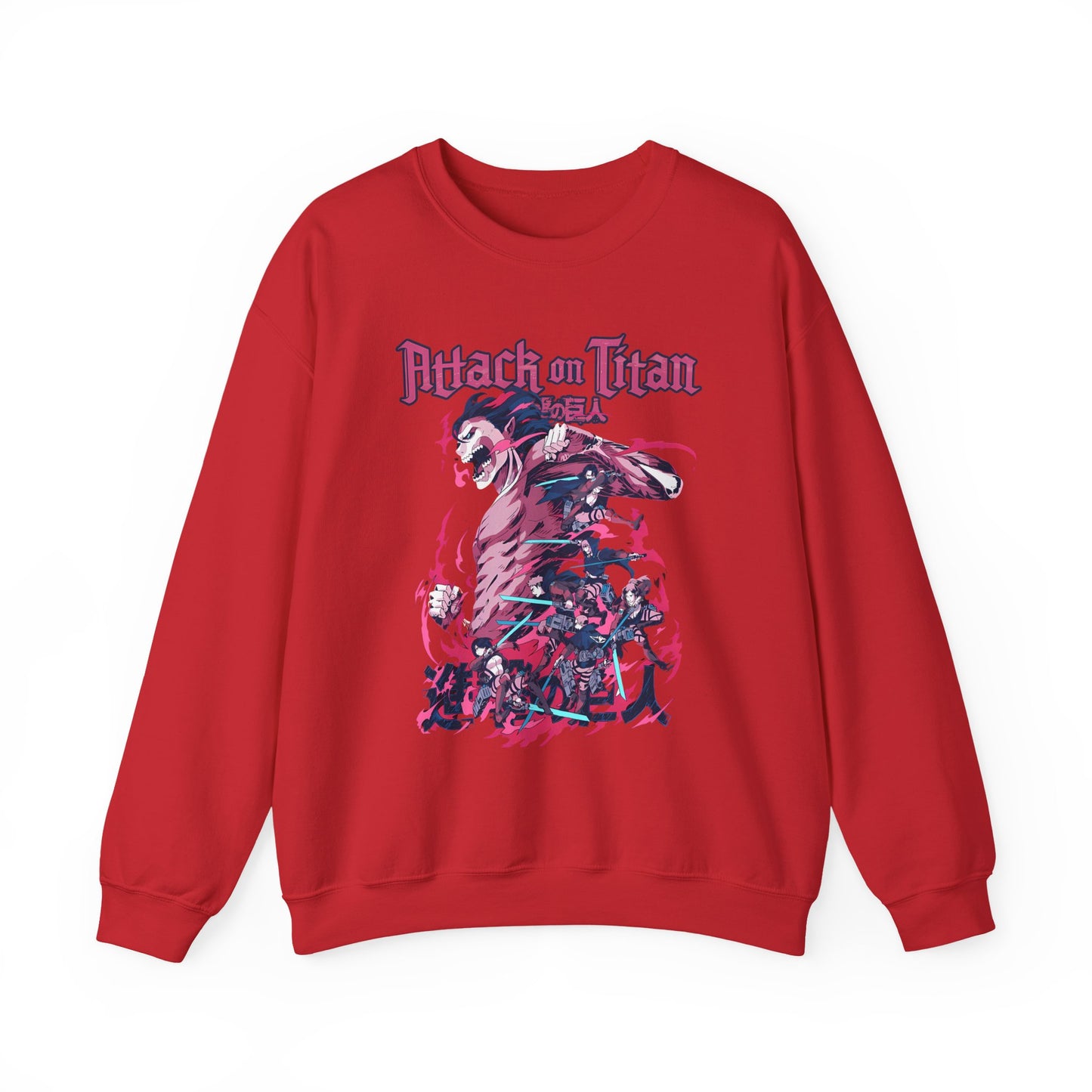Attack on Titan Sweatshirt – 100% Cotton Pullover for Anime Fans