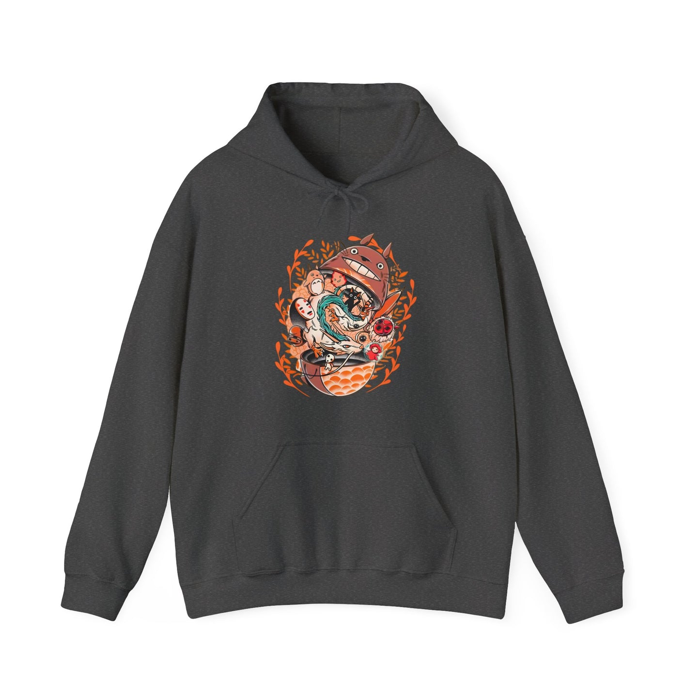 Totoro Matryoshka Hoodie – 100% Cotton Studio Ghibli Sweatshirt for Anime Fans
