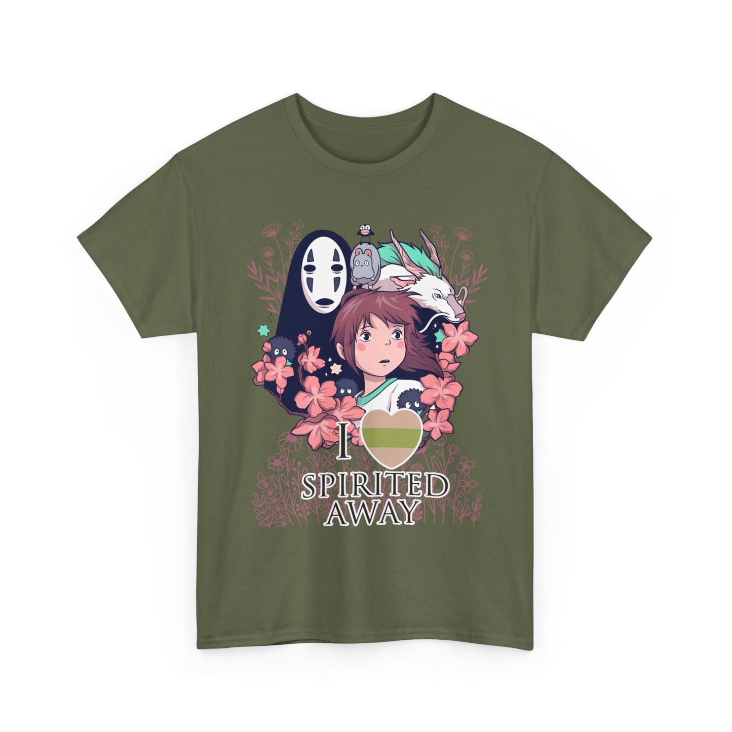 Spirited Away T-Shirt 100% Cotton Studio Ghibli Anime Tee