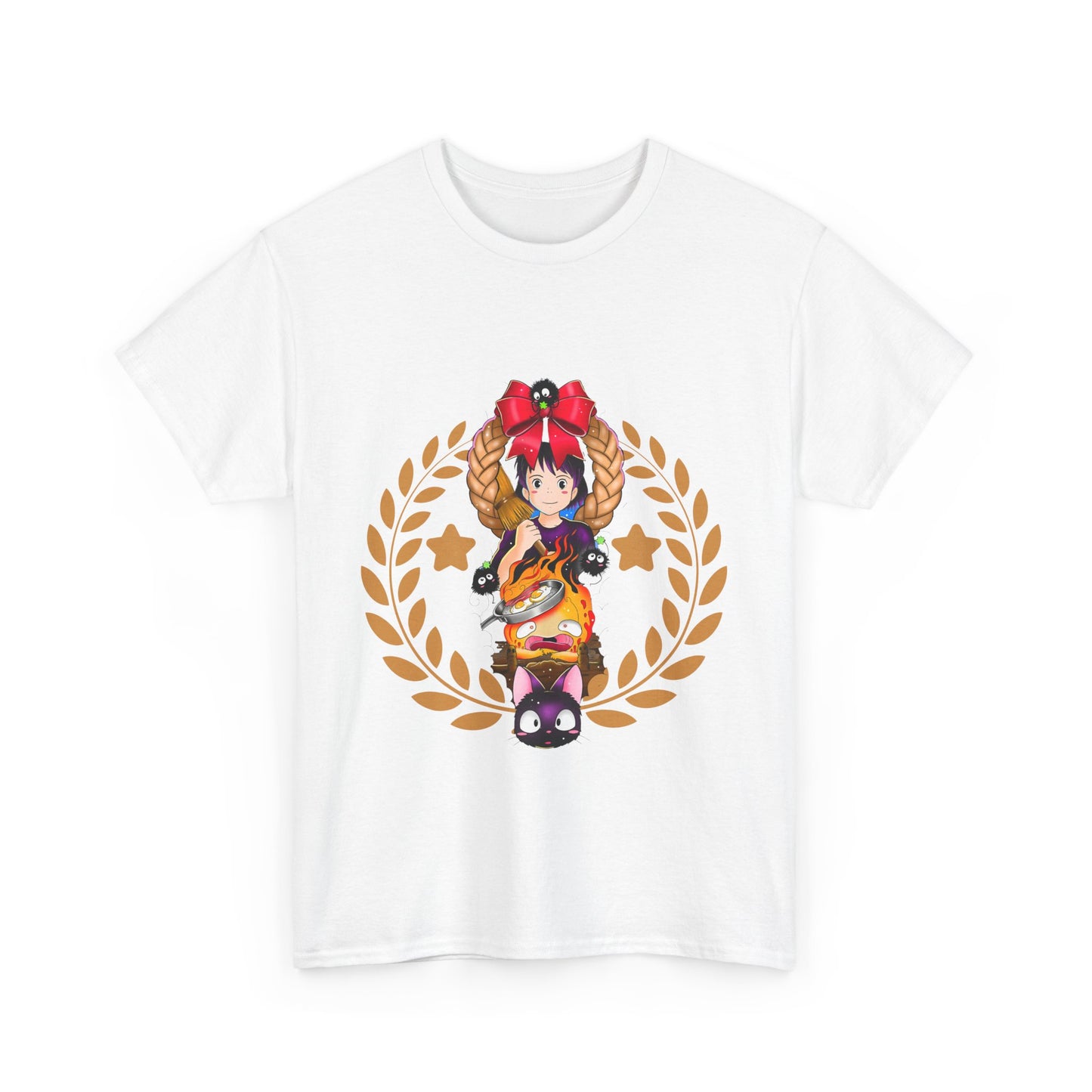 Kiki's Delivery Service T-Shirt 100% Cotton Studio Ghibli Anime Tee