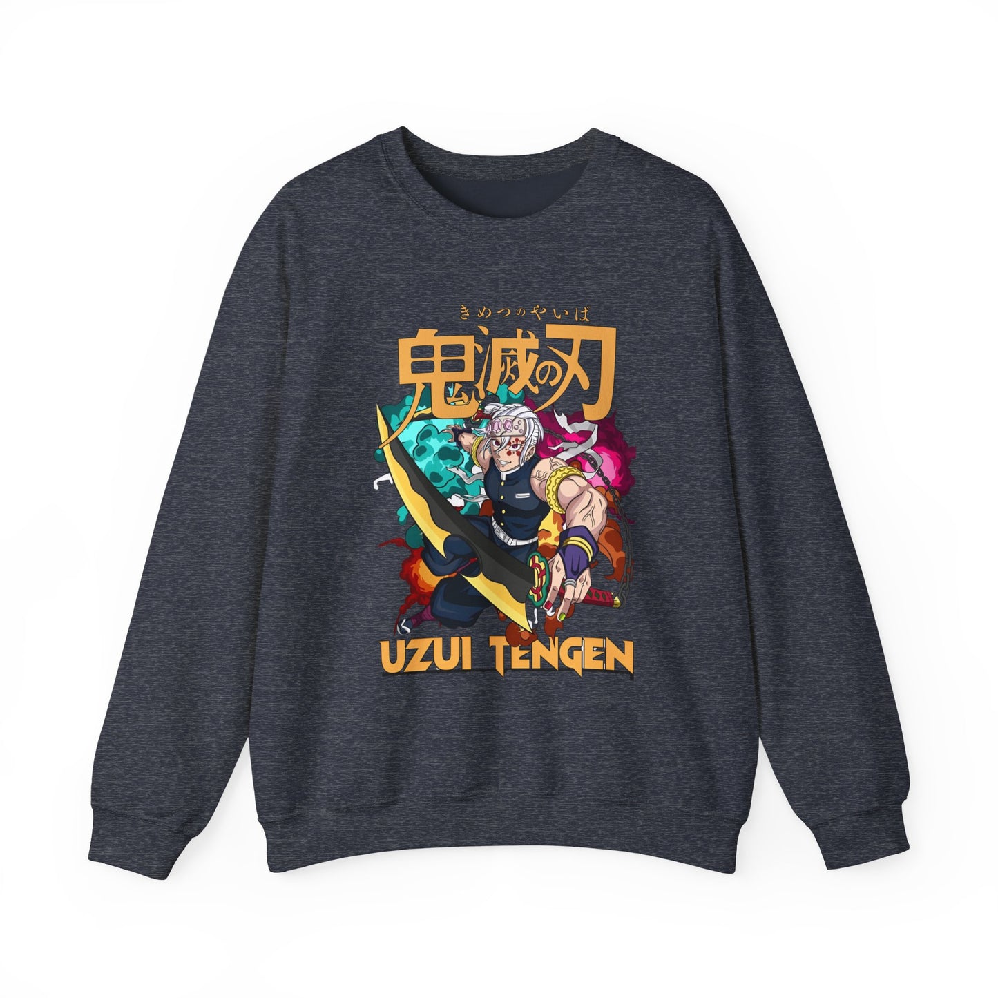 Uzui Tengen Demon Slayer Sweatshirt – 100% Cotton Anime Pullover for Stylish Kimetsu no Yaiba Fans
