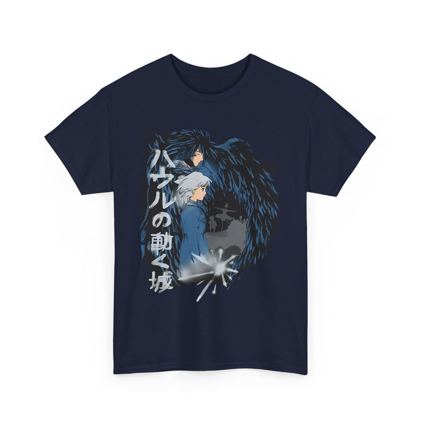 Howl & Sophie T-Shirt – 100% Cotton Studio Ghibli Anime Tee Inspired by Howl’s Moving Castle