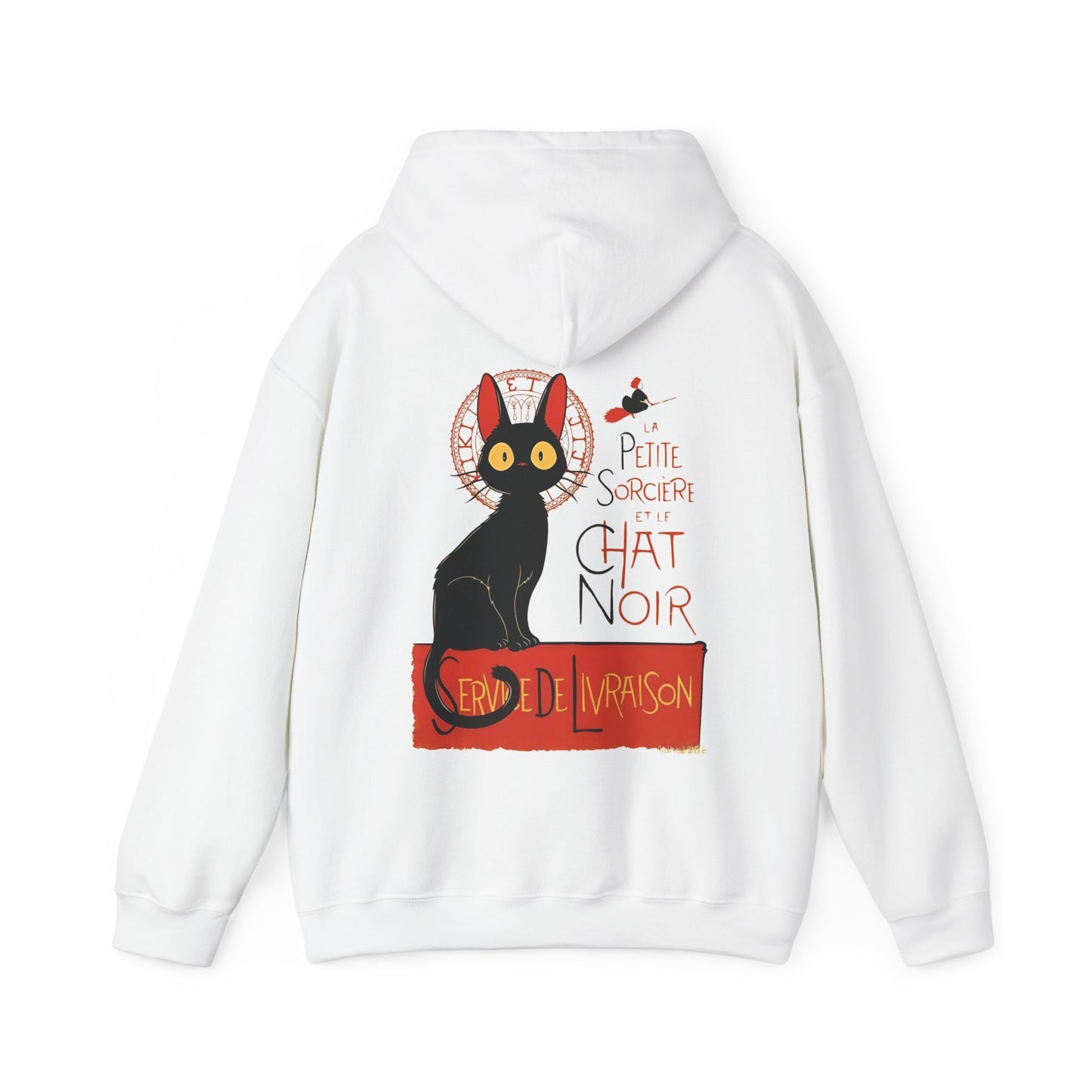 Kiki’s Delivery Service Hoodie | 100% Cotton Back Print Sweatshirt | Studio Ghibli Apparel