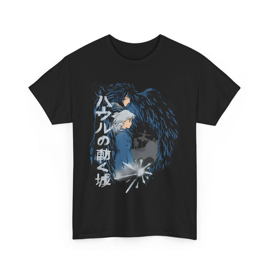 Howl & Sophie T-Shirt – 100% Cotton Studio Ghibli Anime Tee Inspired by Howl’s Moving Castle