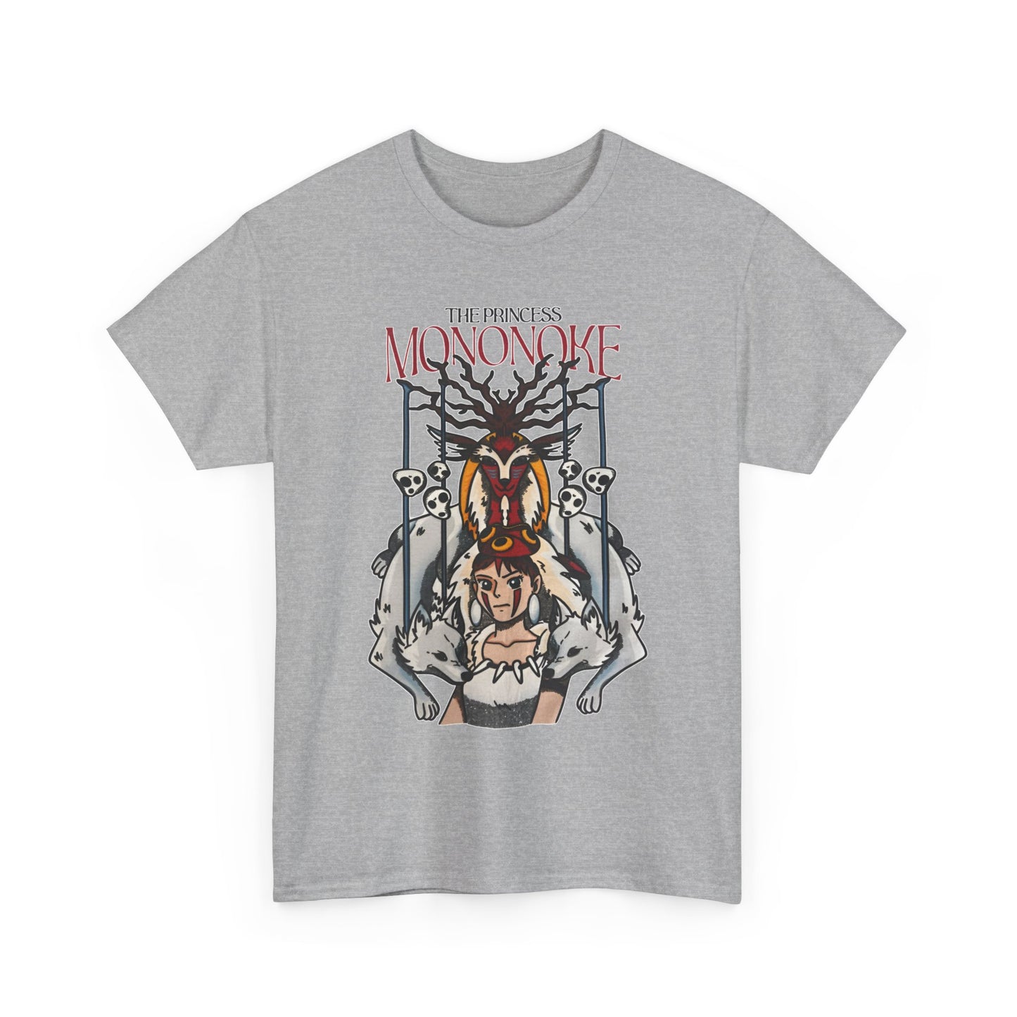 Princess Mononoke Ghibli T-Shirt 100% Cotton | Studio Ghibli Anime Art Tee