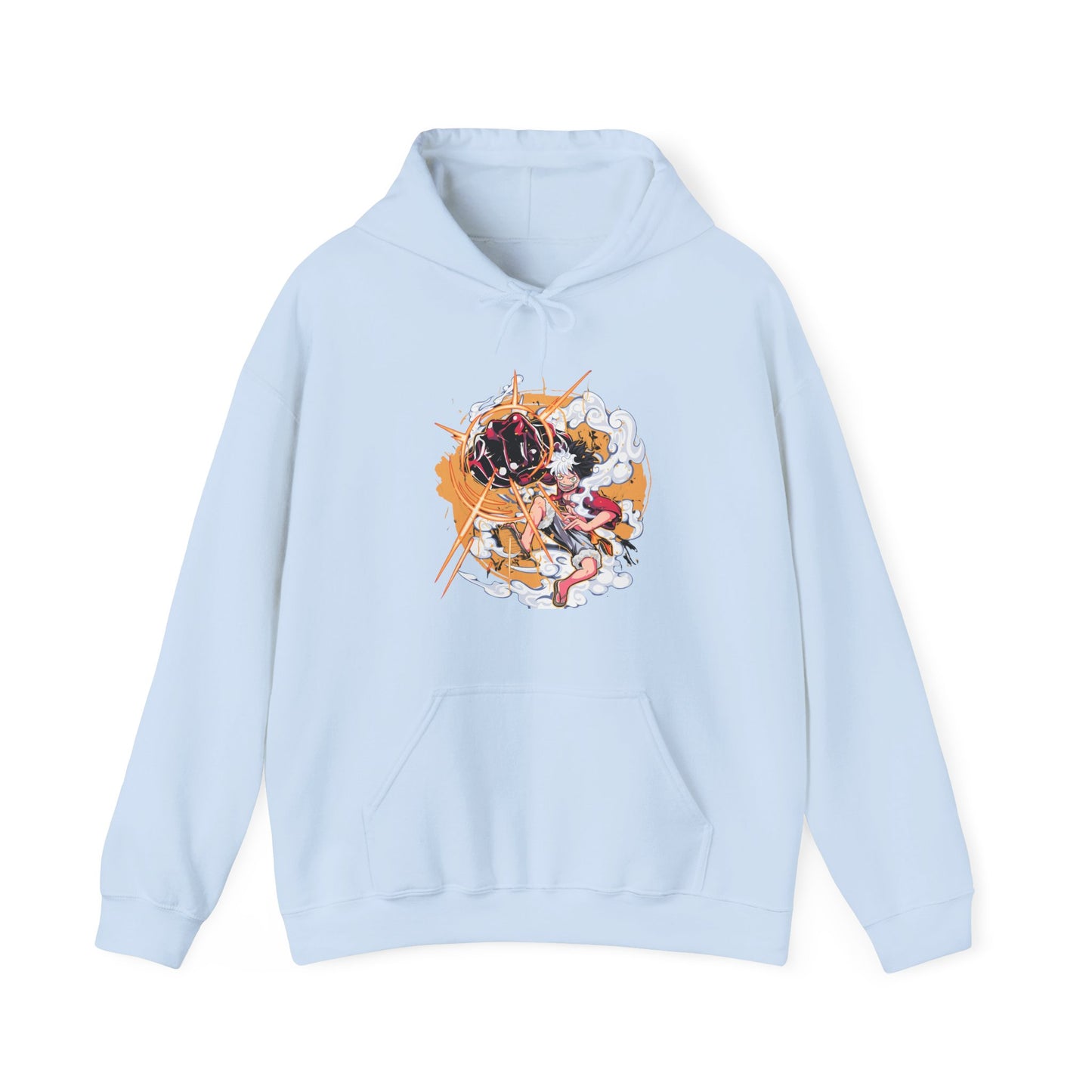 Power Luffy Hoodie – 100% Cotton One Piece Anime Hoodie for True Fans