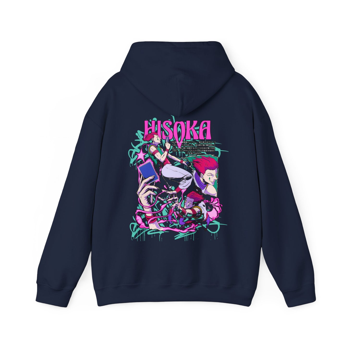 Hisoka Morow Hunter x Hunter Hoodie with Back Print – 100% Cotton | Anime Streetwear for Fans