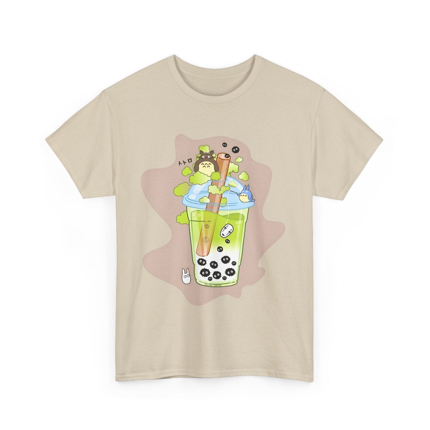 Ghibli Characters Smoothie T-Shirt | 100% Cotton Studio Ghibli Anime Tee