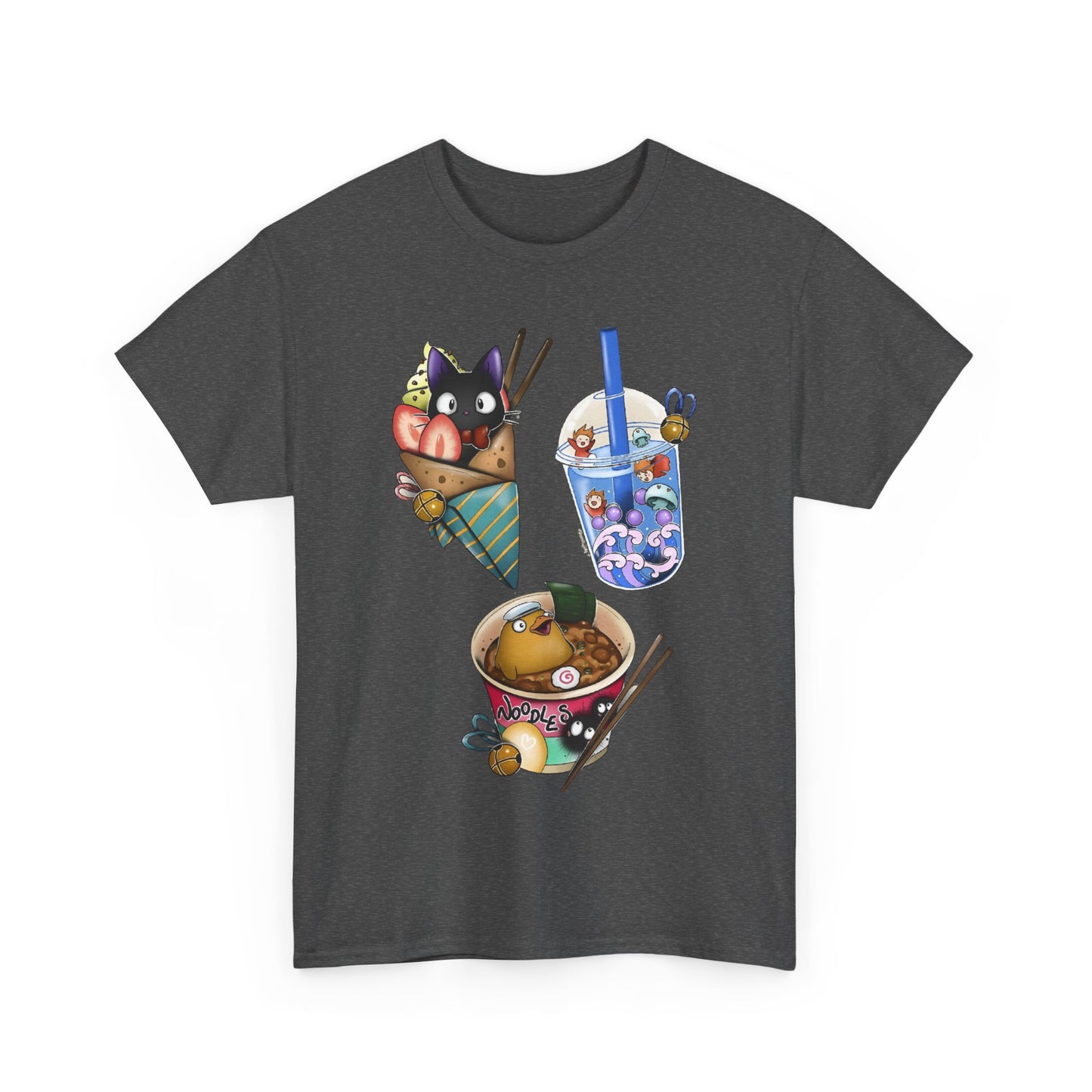 Ghibli Kawaii T-Shirt – Cute Studio Ghibli Shirt 100% Cotton Anime Tee for Fans