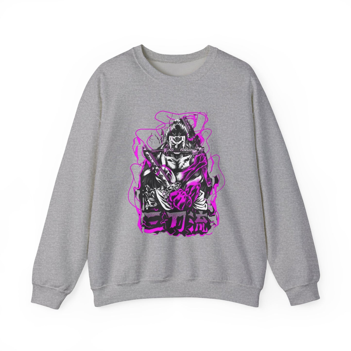 Roronoa Zoro Sweatshirt – 100% Cotton One Piece Anime Pullover for Fans