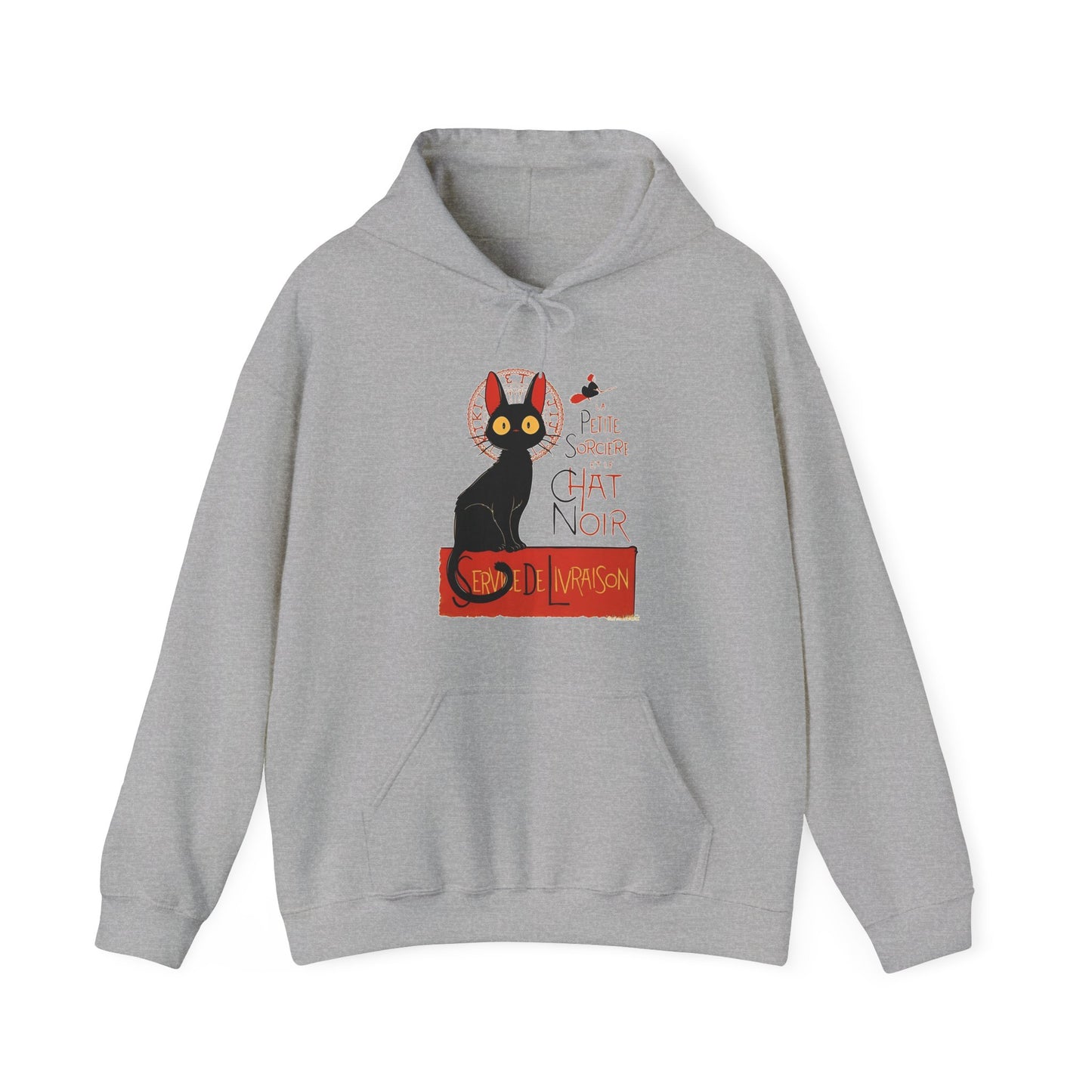 Kiki's Delivery Service Hoodie – 100% Cotton Studio Ghibli Anime Pullover | Service de Livraison