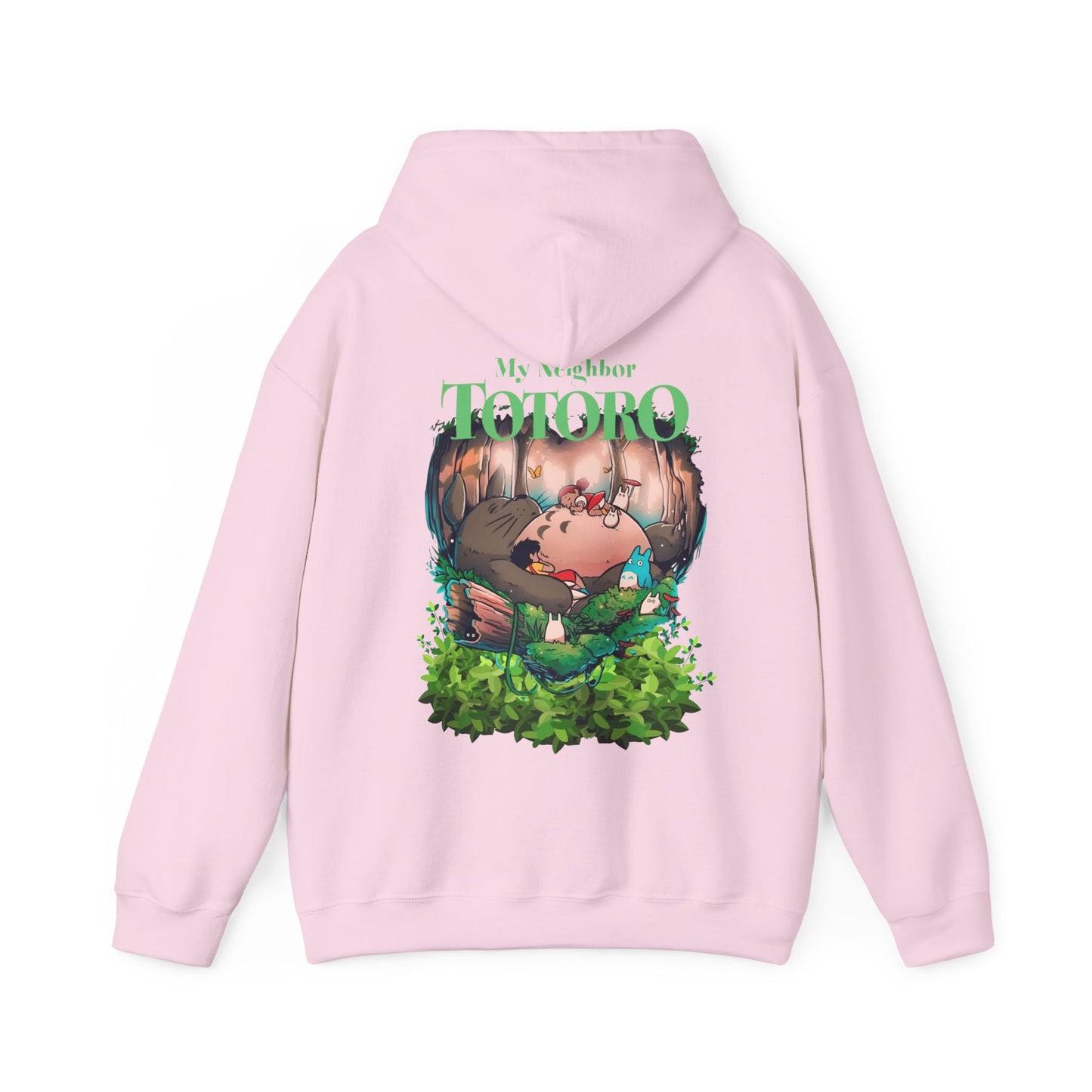 My Neighbor Totoro Dream Back Print Hoodie – 100% Cotton Anime Pullover for Studio Ghibli Fans