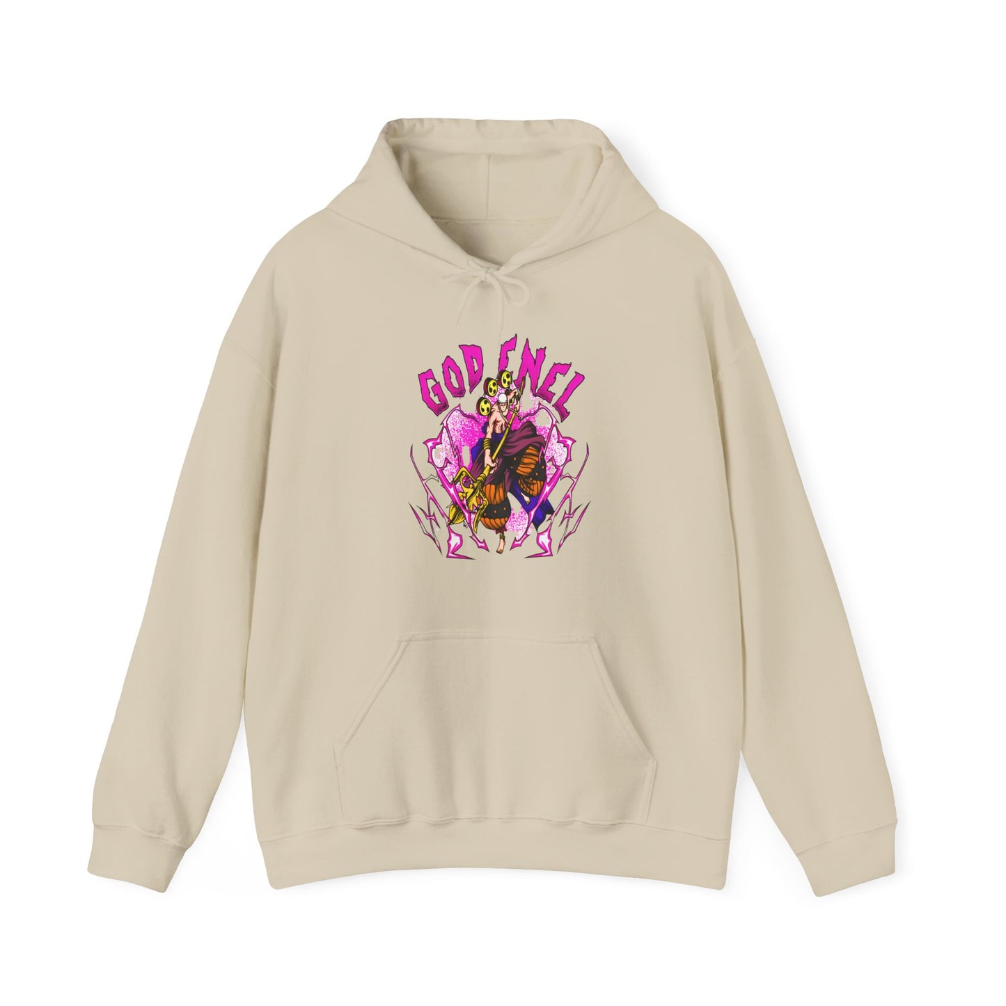God Enel One Piece Hoodie – 100% Cotton Anime Hoodie Featuring Skypiea’s Thunder God