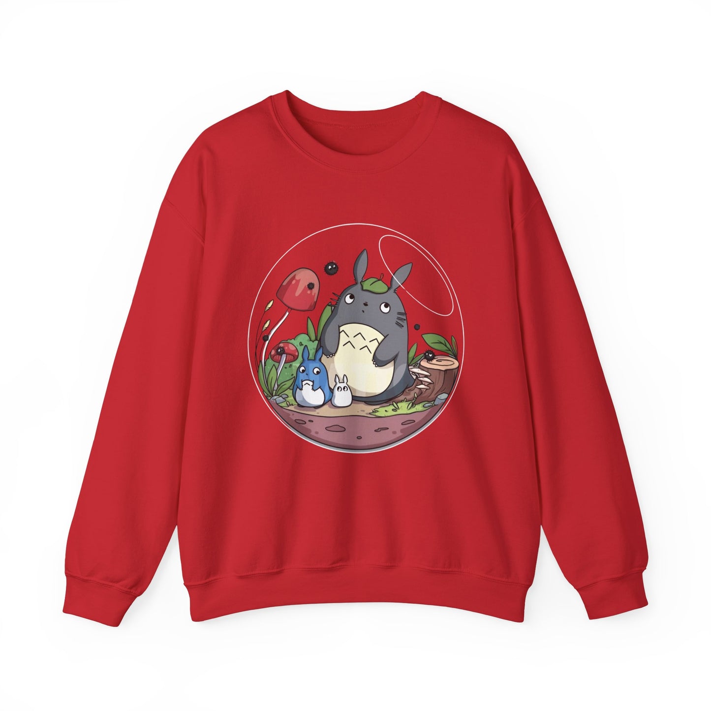 Totoro in a Bubble Sweatshirt – 100% Cotton Studio Ghibli Cozy Anime Pullover