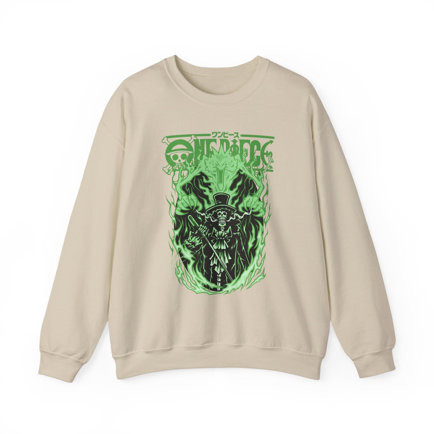 Brook One Piece Sweatshirt – 100% Cotton Anime Pullover for Soul King Fans