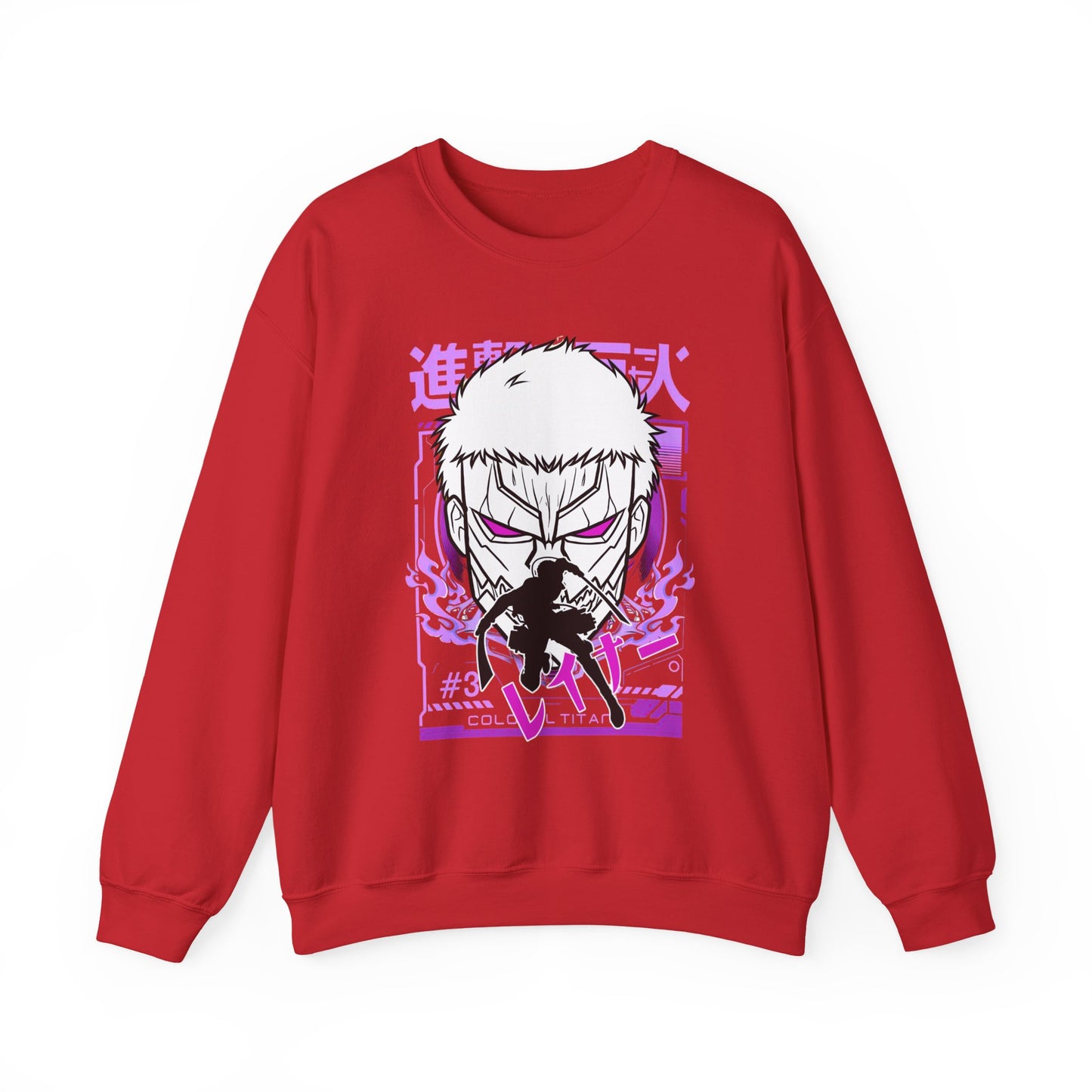 Reiner Braun Sweatshirt – 100% Cotton Attack On Titan Anime Pullover for AOT Fans