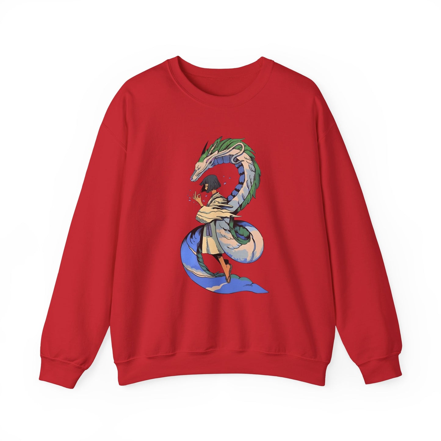Haku Spirited Away Sweatshirt – 100% Cotton Studio Ghibli Anime Pullover