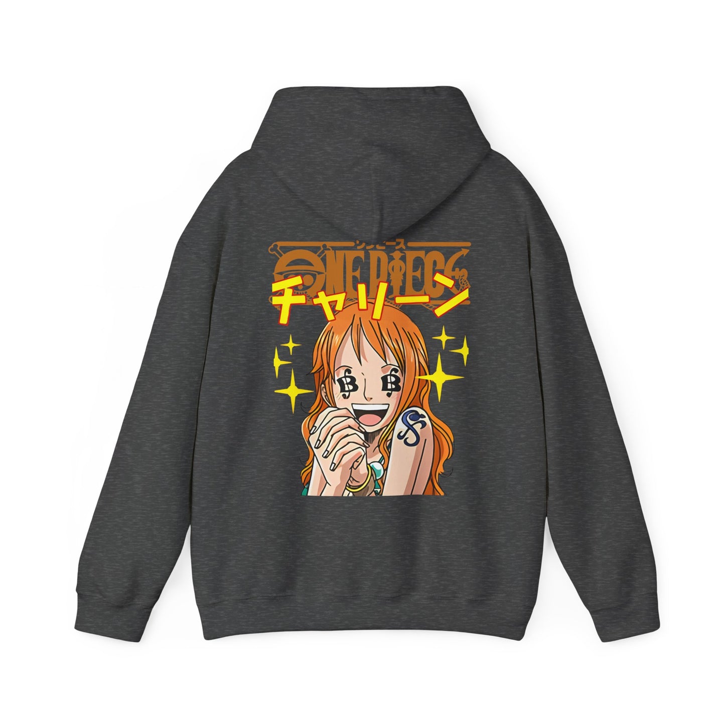 Nami One Piece Back Print Hoodie – 100% Cotton Anime Streetwear for True Fans