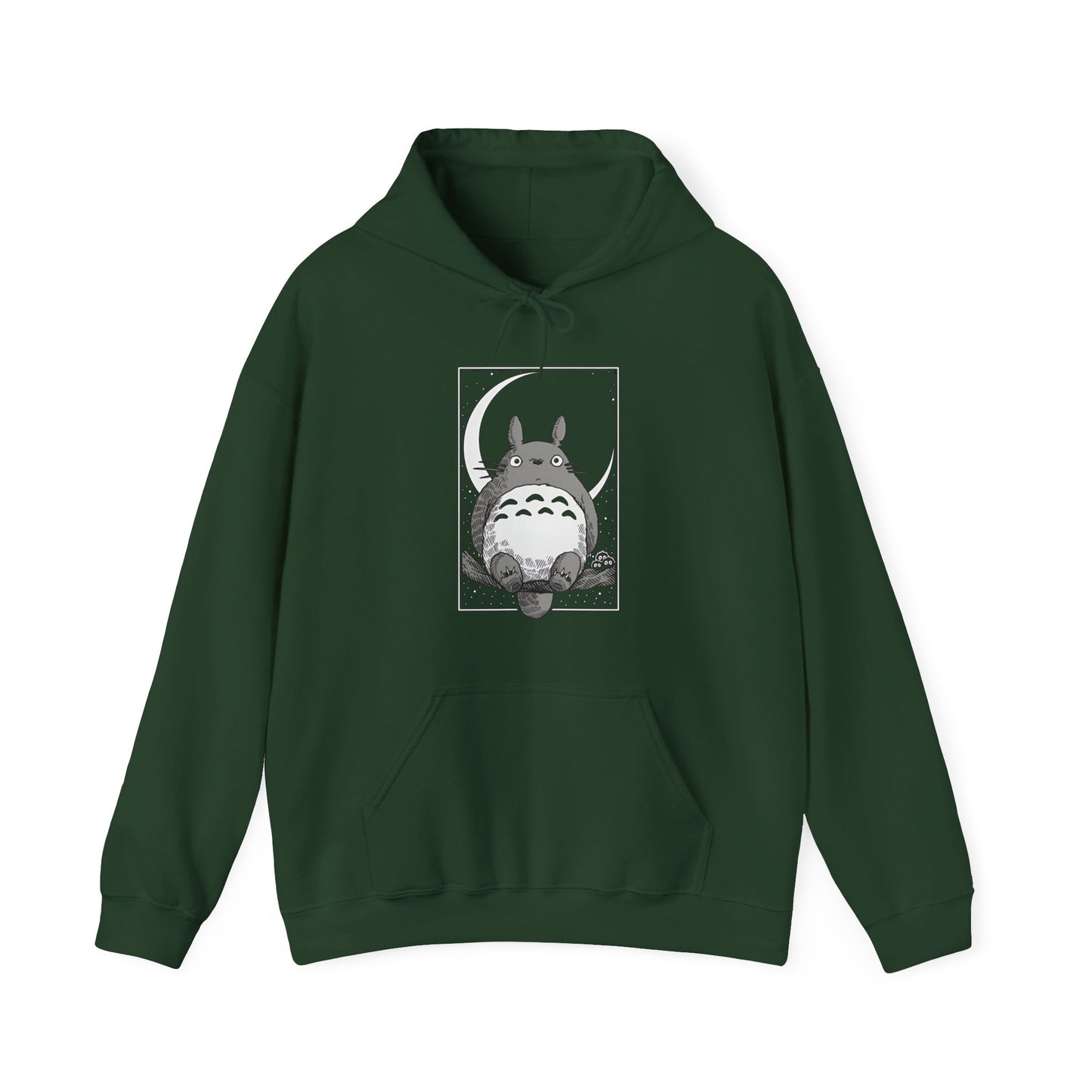 Totoro Night Dreams Hoodie – 100% Cotton Studio Ghibli Sweatshirt for Anime Fans