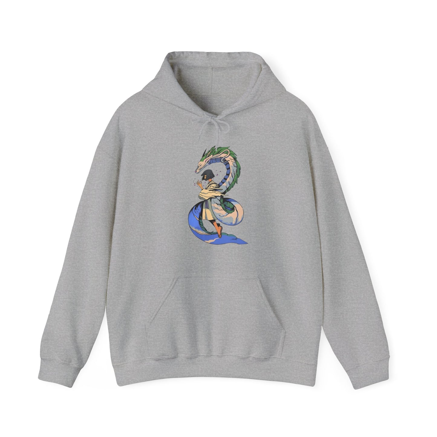 Haku Spirited Away Hoodie – 100% Cotton Studio Ghibli Anime Hoodie for Fans