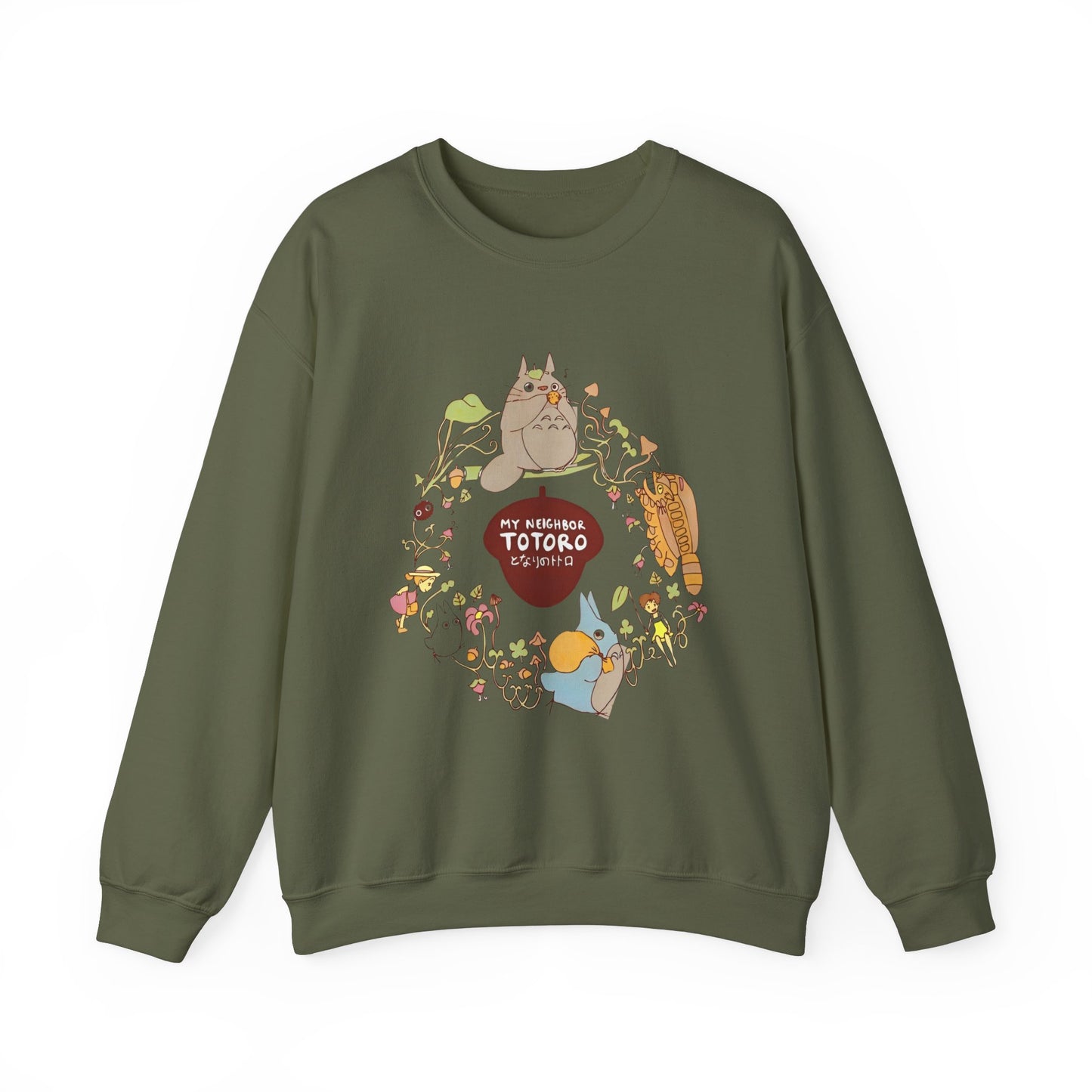 My Neighbor Totoro Sweatshirt – Cozy 100% Cotton Studio Ghibli Anime Pullover