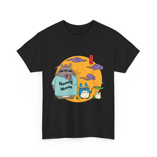 Totoro Fresh Art T-Shirt 100% Cotton | Studio Ghibli Anime Tee