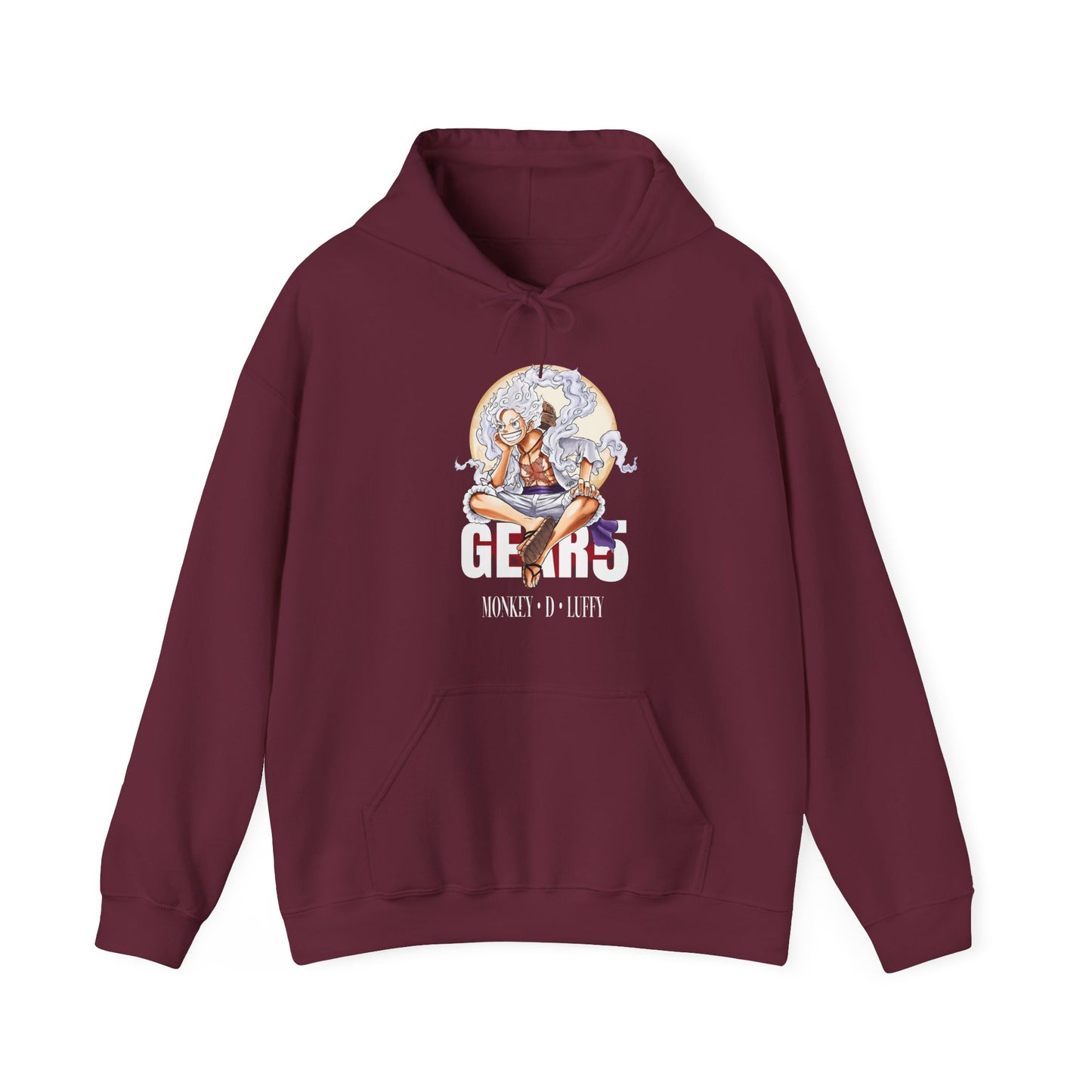 Monkey D. Luffy Gear 5 Hoodie – 100% Cotton One Piece Anime Hoodie