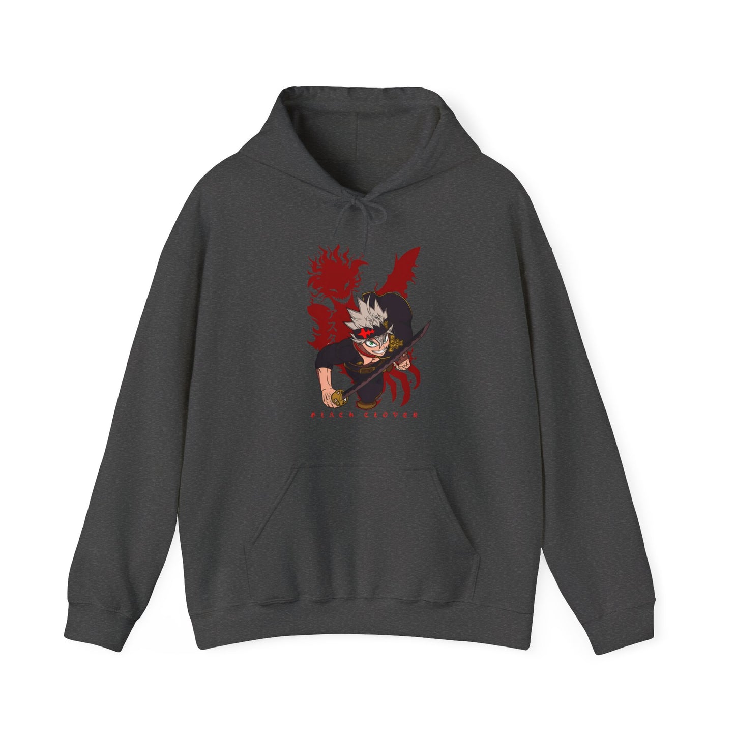 Asta Black Clover Hoodie – 100% Cotton Anime Sweatshirt for Magic Knight Fans