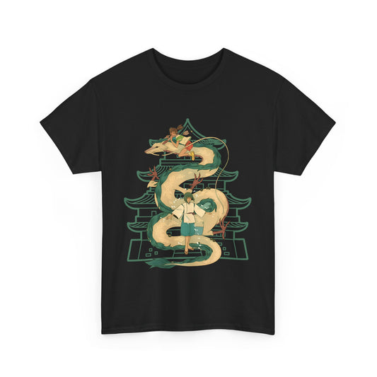 Haku Spirited Away T-Shirt – 100% Cotton Studio Ghibli Anime Shirt for Fans