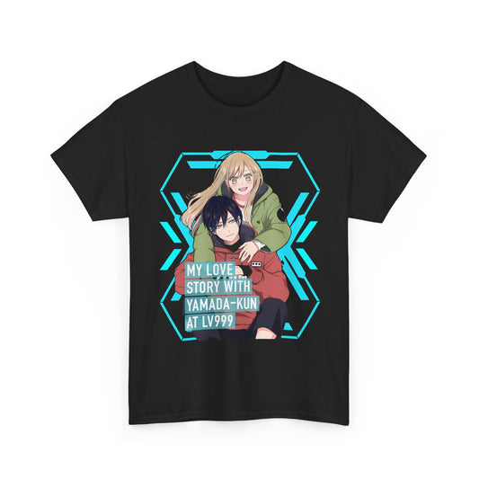 Yamada-kun at Lv999 T-Shirt – 100% Cotton Anime Tee for Romance Gamer Fans