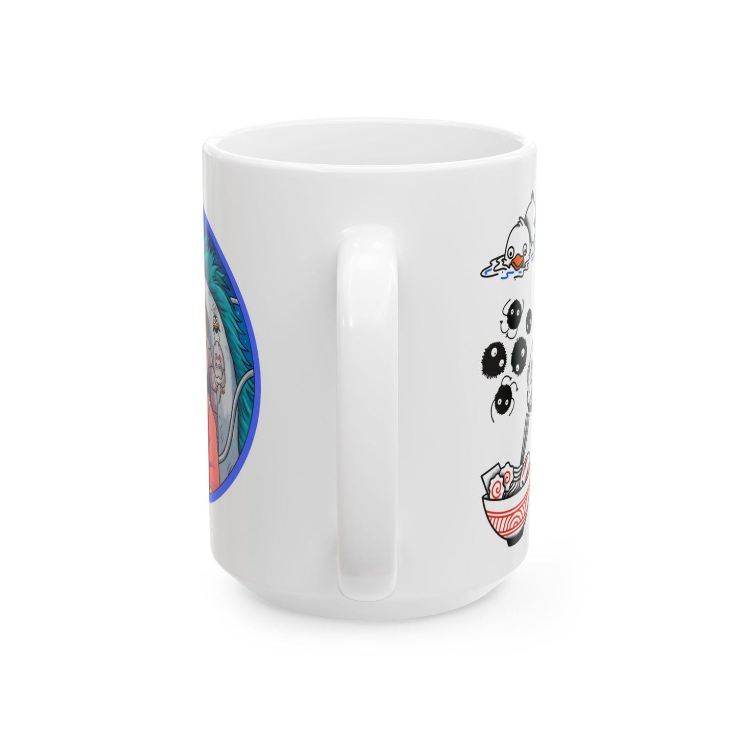 Spirited Away Moments Mug – Studio Ghibli Coffee Cup 11oz & 15oz – Iconic Anime Scenes Featuring Chihiro and Haku