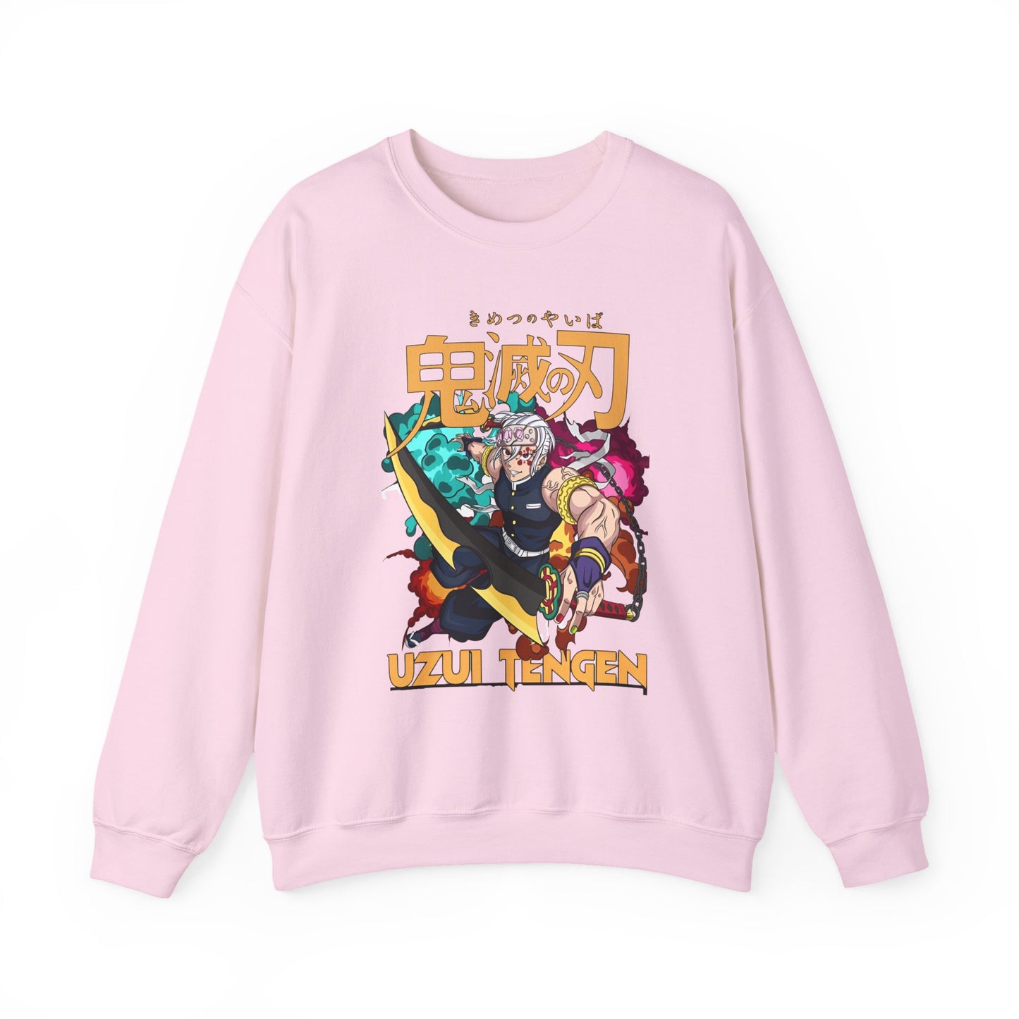 Uzui Tengen Demon Slayer Sweatshirt – 100% Cotton Anime Pullover for Stylish Kimetsu no Yaiba Fans