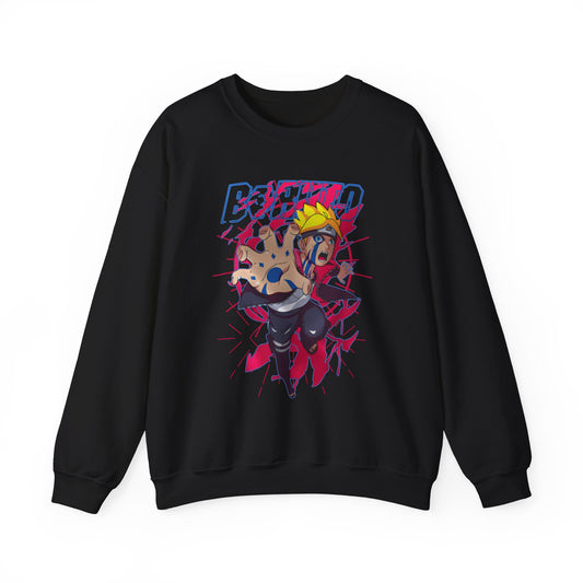 Boruto Naruto Next Generations Sweatshirt – 100% Cotton Anime Pullover for Boruto Fans