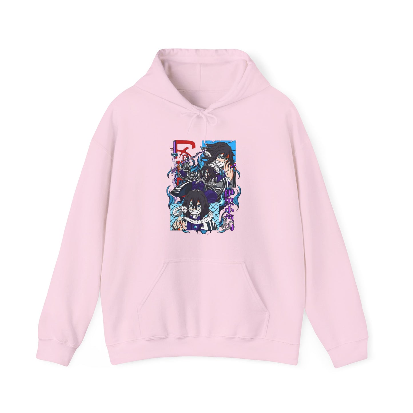 Obanai Iguro Demon Slayer Hoodie – 100% Cotton Serpent Hashira Anime Hoodie