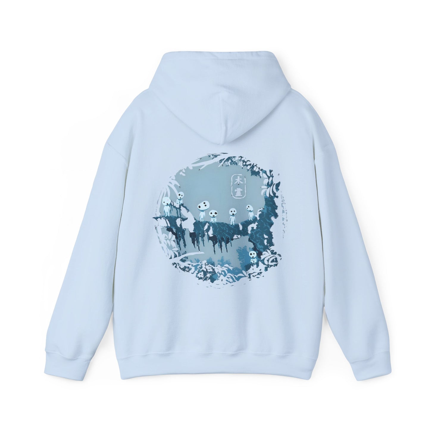 Kodama Tree Forest Back Print Hoodie – 100% Cotton Studio Ghibli Inspired Hoodie from Princess Mononoke