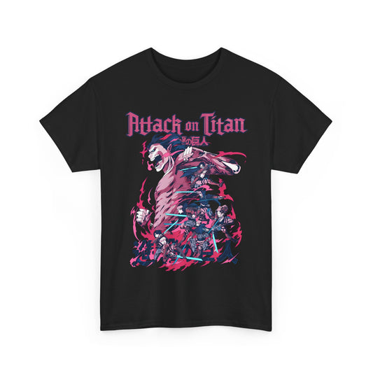 Attack on Titan T-Shirt – 100% Cotton Anime Tee for AOT Fans