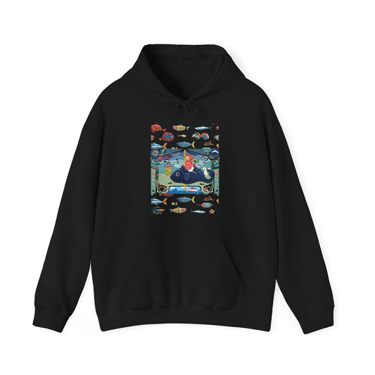 Ponyo Sea Love Hoodie – 100% Cotton Studio Ghibli Hoodie for Anime and Ocean Fans