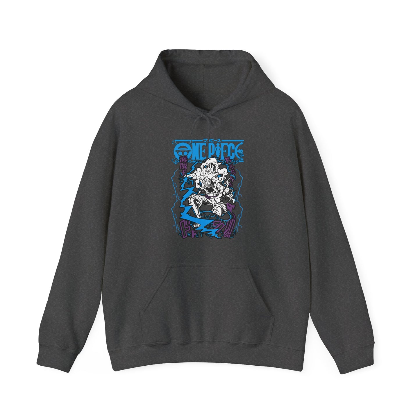 Luffy Gear Hoodie – 100% Cotton One Piece Hoodie Featuring Gear 5 Anime Design